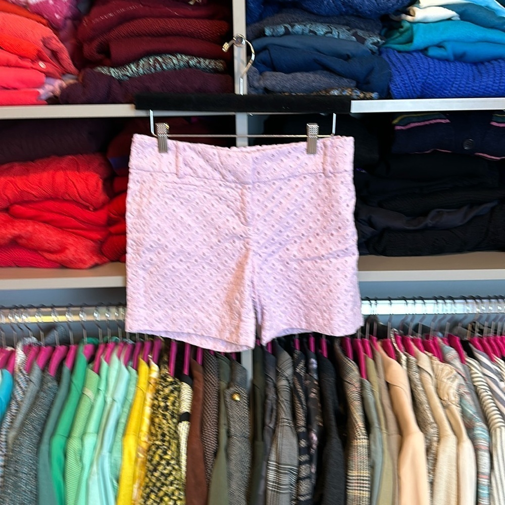 Loft lavender eyelet shorts size 0​